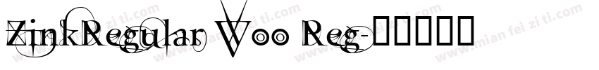 ZinkRegular W00 Reg字体转换